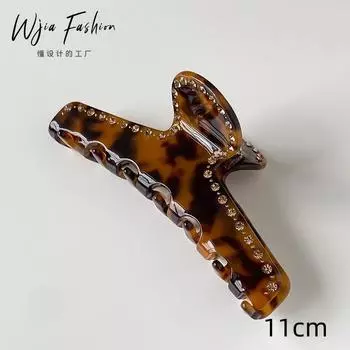 Большой размер Роскошные аксессуары для волос Ацетатные крабы для волос Заколка для волос для девочек Заколки-крабы для волос для женщин Головные уборы Новая мода Подарки