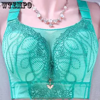 Большой размер тонкого нижнего белья без стальных косточек с полной чашкой, женский бюстгальтер, коллекция аксессуаров, поддерживающий грудь бюстгальтер 34/75C чёрный