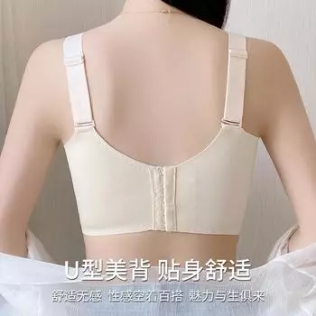 Большой размер тонкой чашки без стального кольца в форме полумесяца с верхней поддержкой пластиковая большая грудь показывает большой тонкий сэндвич бюстгальтер с полной чашкой завод 36/80CDE pass cup