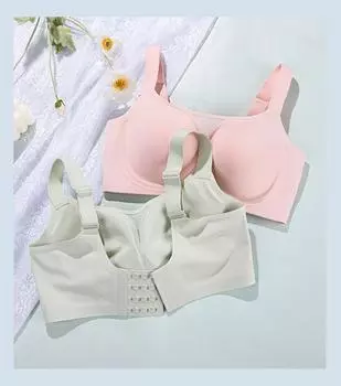 Большой размер, женский удобный беспроводной бюстгальтер с полной чашкой, бесшовное нижнее белье, собранный бюстгальтер пуш-ап, однотонный тонкий бюстгальтер без косточек L