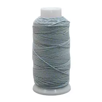 Большой рулон 100 г золотая хлопковая нить для ручного плетения 1,0 мм тибетская ручная веревка кисточка нить Diy Wenwan Bodhi специальная плетеная нить 18 shares plus gold hand rub cotton/100g небесно-голубой