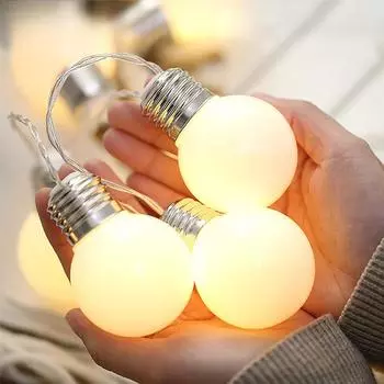 Большой шар 10 светодиодных гирлянд, наружные гирлянды, гирлянды, лампочки, гирлянды, вечеринка, дом, свадьба, сад, рождественский декор