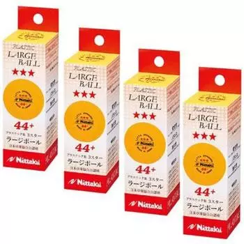 Большой шар Nittaku 3 звезды 1 дюжина штук x 4 оранжевый (3 коробки) NB1010-4SET оранжевый