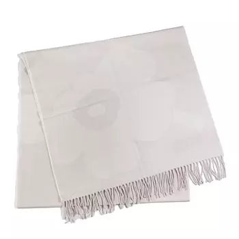Большой шарф-палантин-глушитель Kirkas Juhla Unikko Cream White 091171 101 [Marimekko] Женский [Товар] кремовый