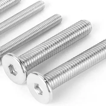 Большой шестигранный винт CM из нержавеющей стали 304 с плоской головкой, тонкая плоская головка, размеры M3/M4/M5/M6. M2.5*3