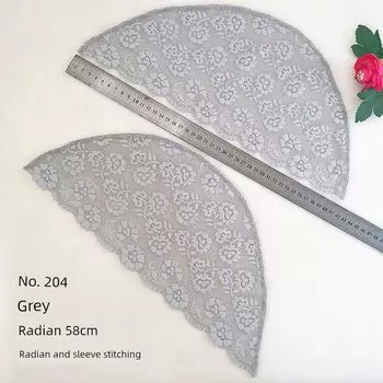 Большой слинг Полуфабрикаты Пэчворк Женские Кружевные Рукава Grey L