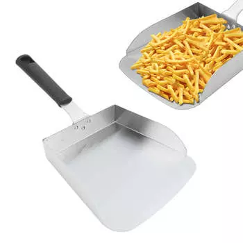 Большой совок для гриля из нержавеющей стали для перемещения еды на гриле лопатка для бургеров для жарки с перемешиванием