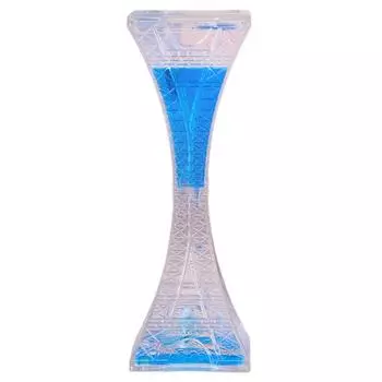 Большой таймер «песочные часы» с когнитивными способностями, акриловый отдельно стоящий синий