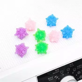 Большой твердый волшебный шарик для стирки, очищающий шарик для стирки, шарик для стирки в стиральной машине 1PC