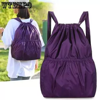 Большой вместимости складной легкий рюкзак Beam женский дорожный рюкзак студенческий рюкзак для отдыха сумка для покупок женский