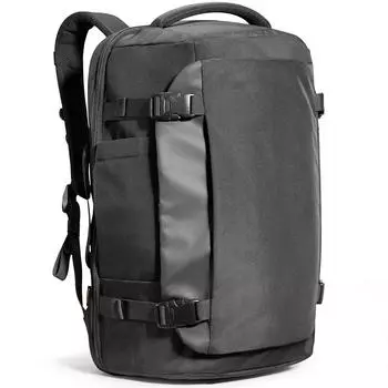 Большой вместительный деловой рюкзак 28 л 40 л дорожная сумка для ноутбука для мужчин, эргономичный школьный и рабочий рюкзак с организованными отделениями 28L чёрный