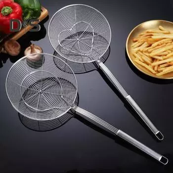 Большой вместительный дуршлаг для лапши, быстрая фильтрация, полезный сито для еды, макарон, совок, кухонная утварь, инструмент для приготовления пищи 14cm