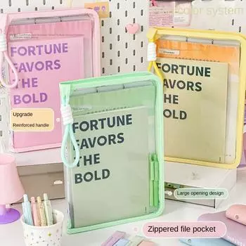 Большой вместительный карман для файлов формата А4 с планшетом для хранения канцелярских принадлежностей, сумка-органайзер для школьных канцелярских принадлежностей