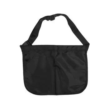 Большой вместительный карман для теннисных мячей, легкая многофункциональная сумка для теннисных мячей, регулируемый ремень, профессиональный спортивный инвентарь One Size чёрный