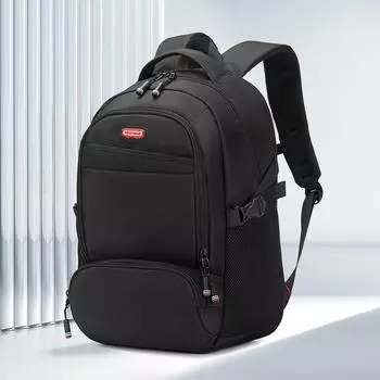 Большой вместительный мужской рюкзак для ноутбука 15,6 Оксфорд черный школьные сумки для подростков колледжа мальчиков девочек студенческий рюкзак Mochila 15 inches чёрный