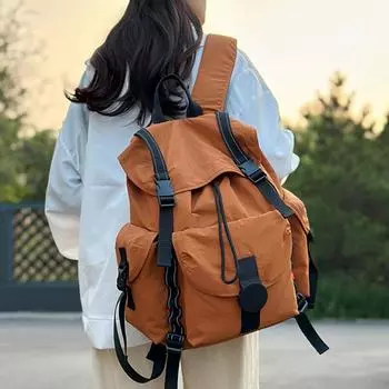 Большой вместительный нейлоновый рюкзак для взрослых, универсальная сумка, минималистичный стиль, легкий и портативный, новый