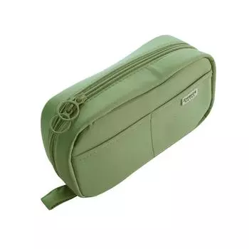 Большой вместительный пенал Kawaii, милые пеналы для студентов, пенал для студентов, большие школьные принадлежности, канцелярские принадлежности, пеналы, коробка, пенал One Size зелёный