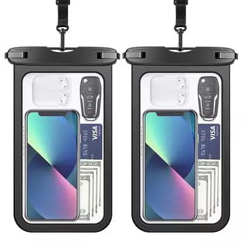 Большой водонепроницаемый чехол для телефона, прозрачный, водонепроницаемый чехол для телефона для плавания