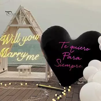 Большой воздушный шар в форме сердца, надувной фольгированный шар для украшения свадебной вечеринки на День святого Валентина