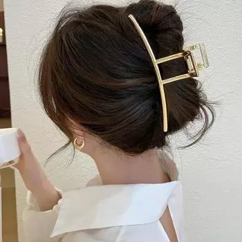 Большой зажим для волос, женский летний металлический коготь для волос, зажим в форме акулы, головной убор, заколка для волос, 14 см, большие шпильки для девочек, металлические аксессуары для волос, орнамент, заколки для волос серебряный