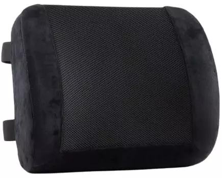 Боль в спине только от MyComfort Lumbar Cushion Поясничная поддержка Отлично подходит для [Облегчения сидения] водительского сиденья/домашнего кресла/офиса чёрный