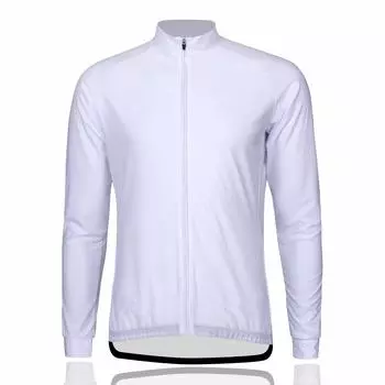 Более чем повседневная веломайка с длинным рукавом, размер 3XL, мужская (LVP-020), Белый, белый