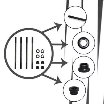Более прочные усиленные болты шпилек головки цилиндра для Yamaha YFZ450 YFZ 450