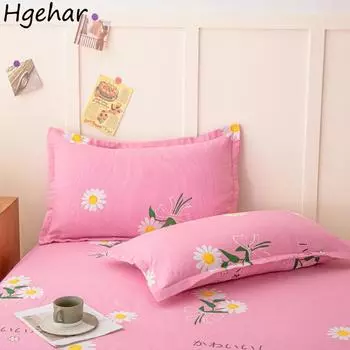 Более толстый чехол для подушки из хлопка, всесезонный, универсальный, 48X74, для спальни, удобный, приятный для кожи, скандинавский, съемный, можно стирать в домашних условиях 48X74cm 1pcs