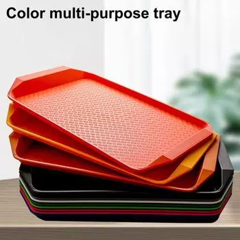 Более утолщенный универсальный сервировочный поднос из полипропилена. Практичный штабелируемый лоток для хранения.