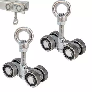 Более высокая стойка Канал Тележка Сборка Раздвижная Дверь Линейный Направляющий Подшипник Складная Дверь Сверху Монтируемый Сверху Канал Стальной Вал