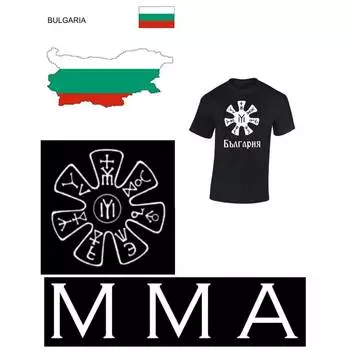 Болгария Плиска Розетка Болгарский ММА кикбоксинг UFC Муай Тай футболка Графический символ значок ретро Винтаж 3D принт Мужчины Женщины короткий рукав круглый вырез XS
