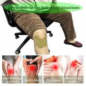 Боли в мышцах и суставах, обезболивающий пластырь, обезболивающее в колене, китайский травяной пластырь, артрит, анальгетическая наклейка 13 x 10 cm