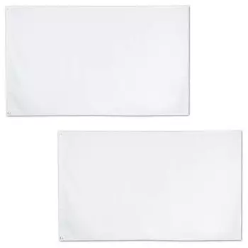 BOLSO Class Flag Streamer Flag 2 Pieces White Red 90 x 150 Plain Flag Large Flag Sports Day Large White Approx. (2 Pieces)
