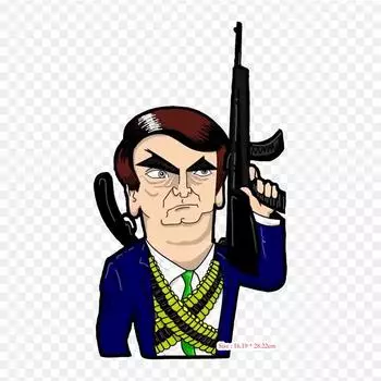 Bolsonaro Zumbis Em Brasilia Jair Bolsonaro Bolsonaro термопечать с термопереносом, виниловые нашивки, наклейки для одежды, аппликации «сделай сам», моющиеся нашивки