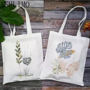 Bolsos Mujer 2022 Tendecia, сумки для растений и людей, холщовая сумка, большая вместительная женская сумка-шопер, сумка для девочек, сумки на плечо 24*26cm