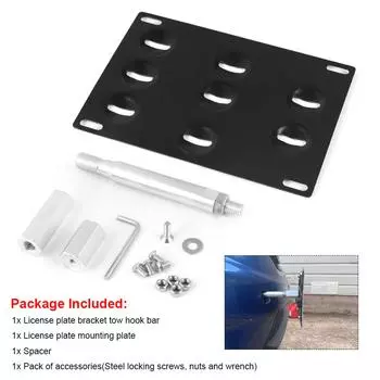 Болт буксировочного крюка переднего бампера на алюминиевом держателе кронштейна номерного знака для Scion FRS Subara BRZ WRX