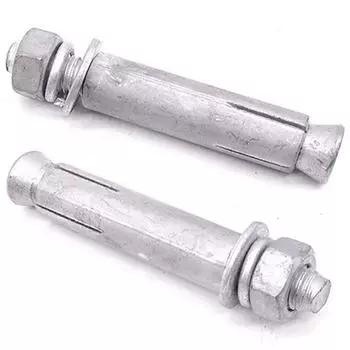 Болт дюбельный с шестигранной головкой, оцинкованный методом горячего цинкования M8/M10/M12/M16 M8x60