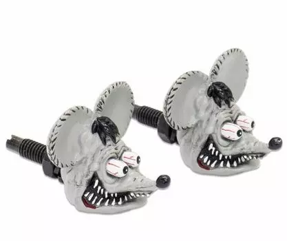 Болт номерного знака RAT FINK серый_NB-RAF264GY-MON