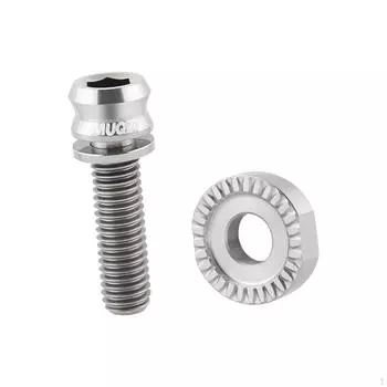 Болт переднего переключателя для повышения производительности велосипеда Silver