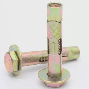 Болт-расширитель с шестигранной головкой из нержавеющей стали M6/M12 M6*50 (Iron with colorful zinc plating)