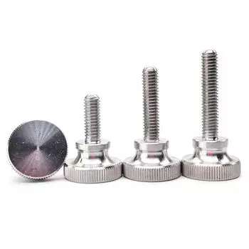 Болт с накатанной головкой и ручным винтом, нержавеющая сталь 304, размеры M3-M10 M3x8