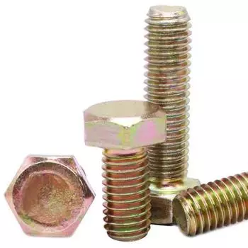 Болт с шестигранной головкой, оцинкованный, высокопрочный, класс 4.8 (М3-М14) 3x14mm