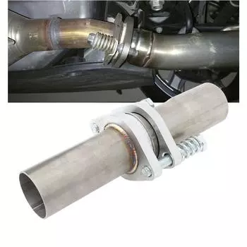 Болт выхлопной пружины, ремонтная труба фланца, внешний диаметр от 1,9 до 1,8 дюйма, универсальное сферическое соединение, фланец для быстрой фиксации выхлопного фланца