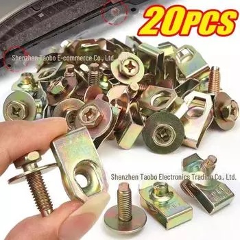 Болты кузова, U-образные гайки, болты защиты капота и шасси, крепления бампера