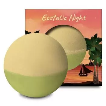 Бомба для ванны Flu Love Night Salt Bubble большой емкости «Чарующая ночь», 200 г, 1 шт.