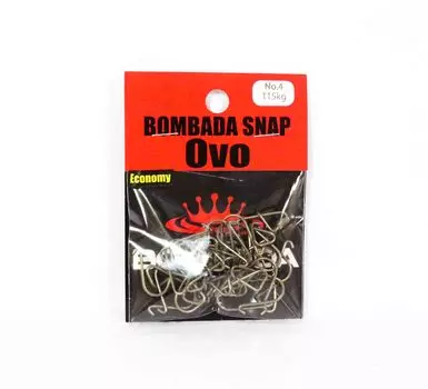Bombada Lure Snap Ovo Economic Pack Heavy Duty, размер 4 (1188)