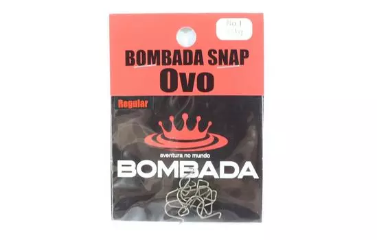 Bombada Lure Snap Ovo Regular Pack Heavy Duty Размер 1 (1119)