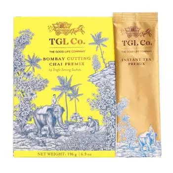 Бомбей чай Премикс (14 пак, 14 г), Bombay Cutting Chai Premix, TGL Co.