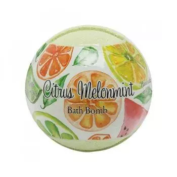 Бомбочка для ванны Primal Elements Цитрусовая дыня 136г Citrus Melon Mint 136g
