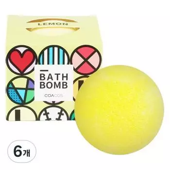 Бомбочки для ванны Corecos Bubble Yellow Melo, 140 г, 6 штук
